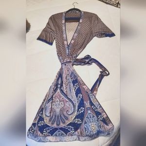 Elie Tahari Silk Wrap Dress